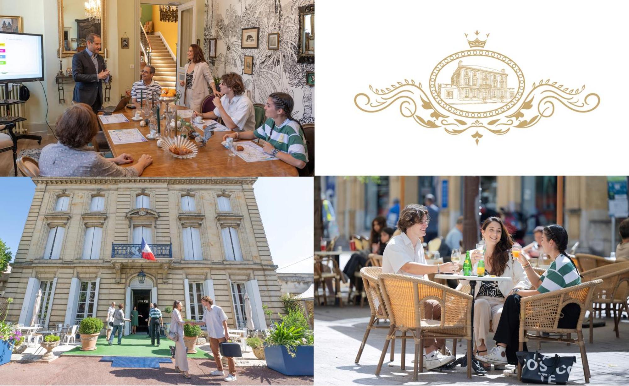 Hotel Chateau Des Jacobins Agen Exteriör bild