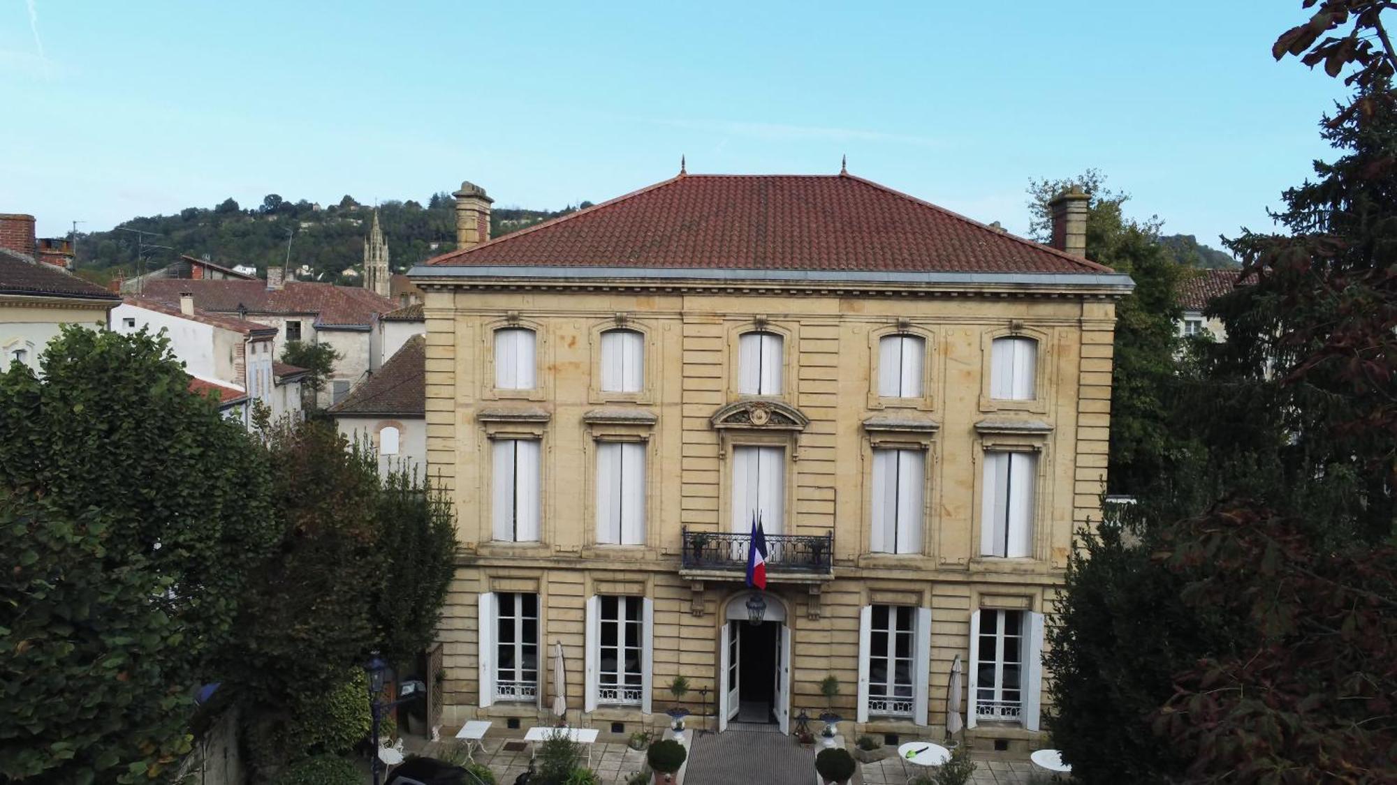 Hotel Chateau Des Jacobins Agen Exteriör bild